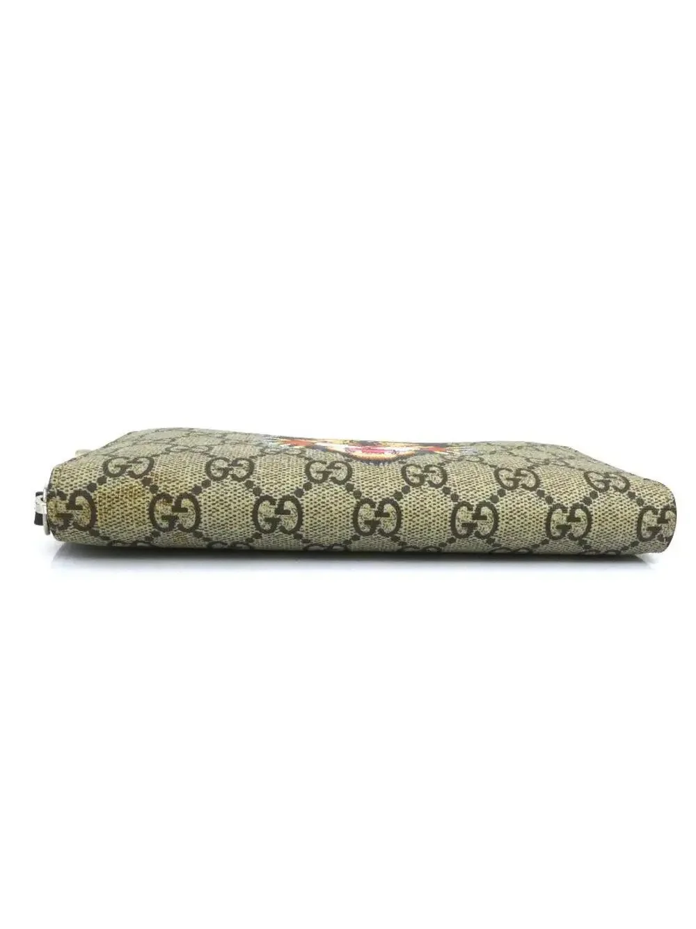 Auth Gucci Gg Supreme Zip Around Long #280372G31B